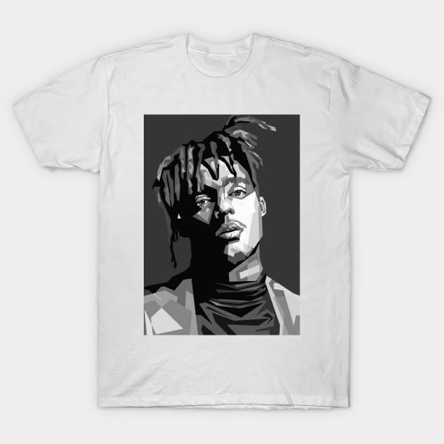 Wrld 999 B&W T-Shirt by Zet Art